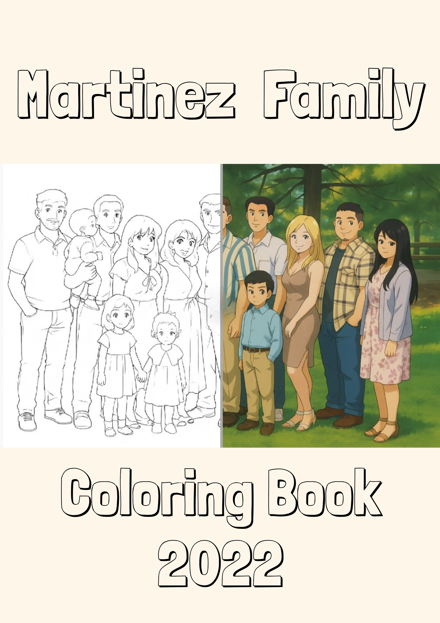 Custom Coloring Book with Your Photos *