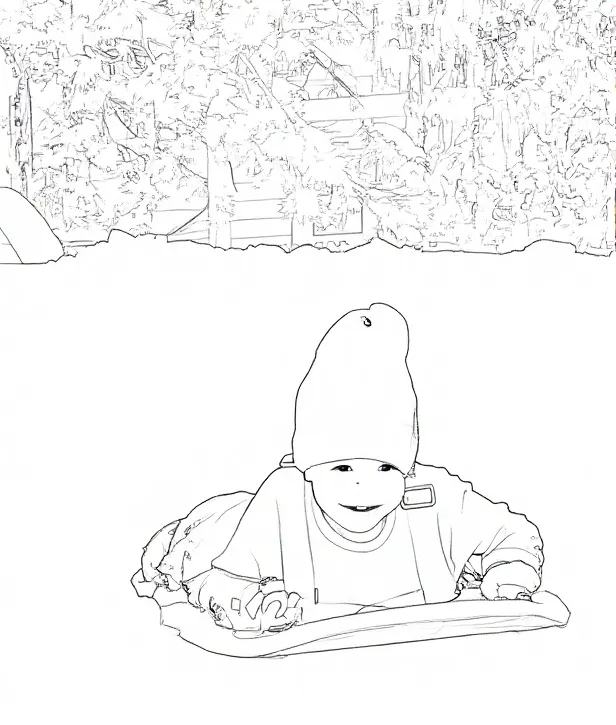 Custom Coloring Book with Your Photos *