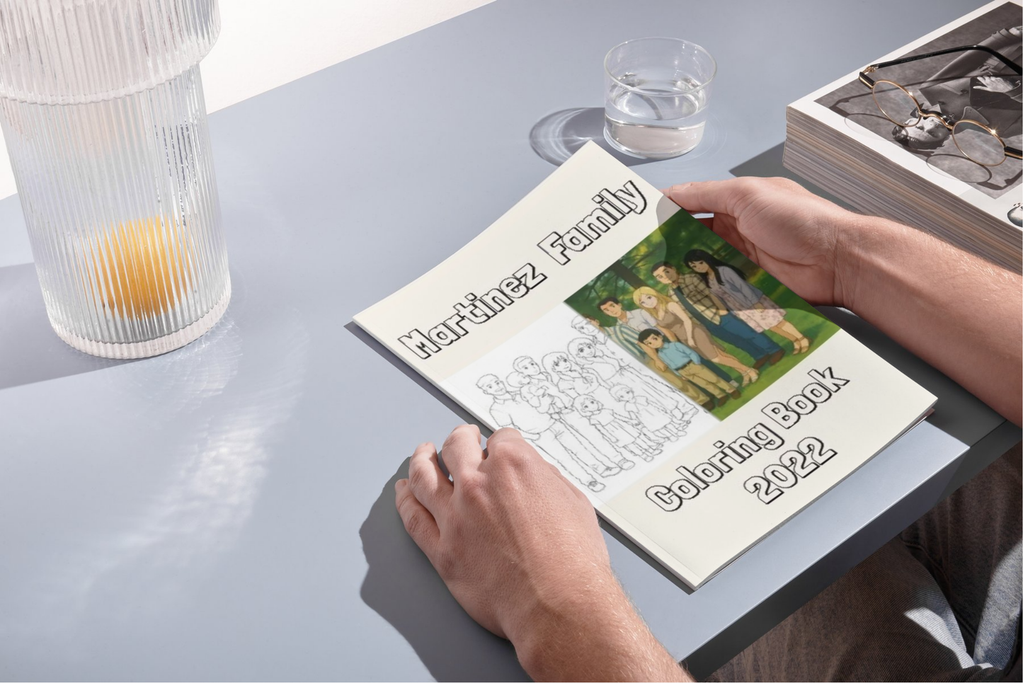 Custom Coloring Book with Your Photos *